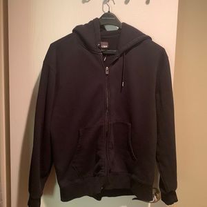 LCKR Black Zip Up Hoodie XL